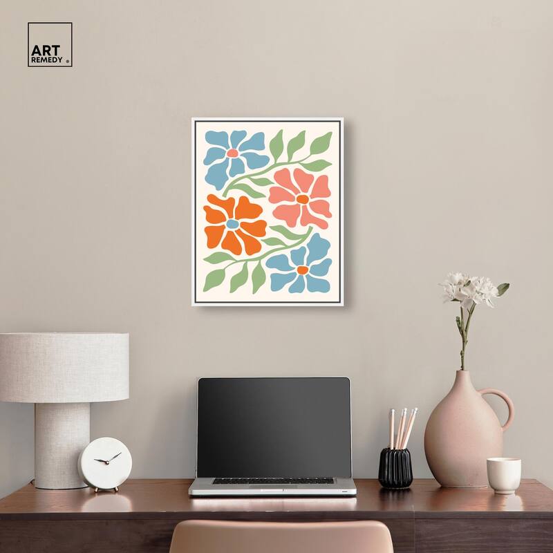 The Flowers Vines all Season Canvas by Art Remedy