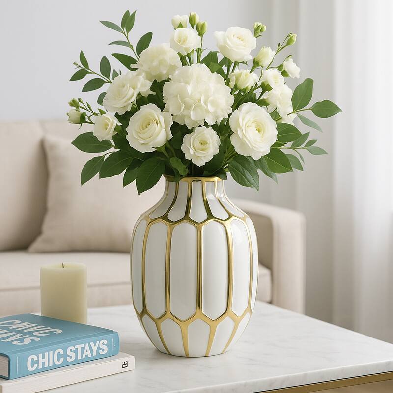 Decorative Ceramic Bud Modern Decorative Vase