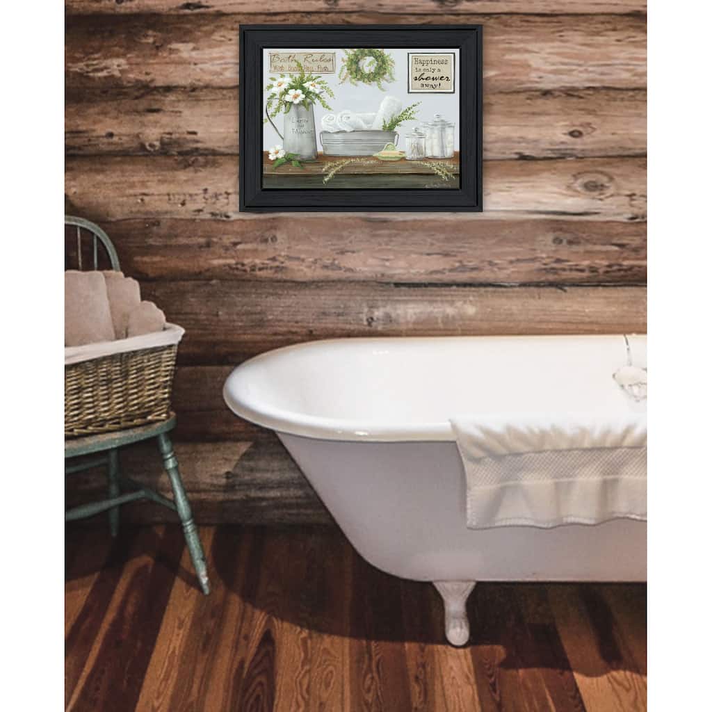 TrendyDecor4U Contemporary "Fresh Towels" Framed Print Wall Art