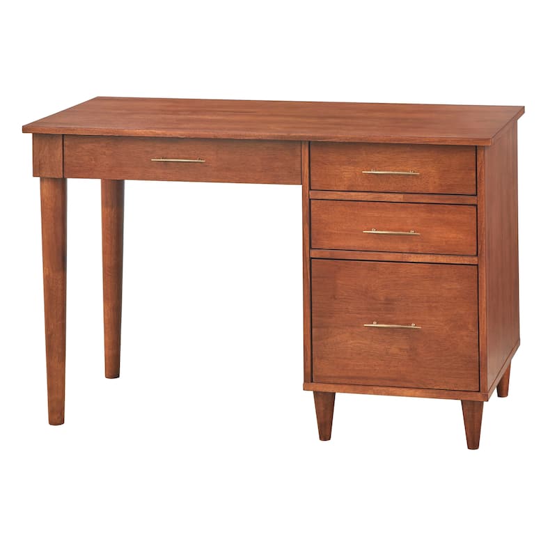 Lifestorey Ana Mid-Century Modern Desk - Oak