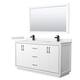 Option White / White Quartz Top / Matte Black Hardware
