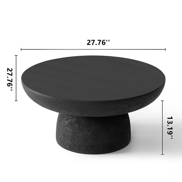 dimension image slide 2 of 3, Round Coffee Tables Accent Center Table