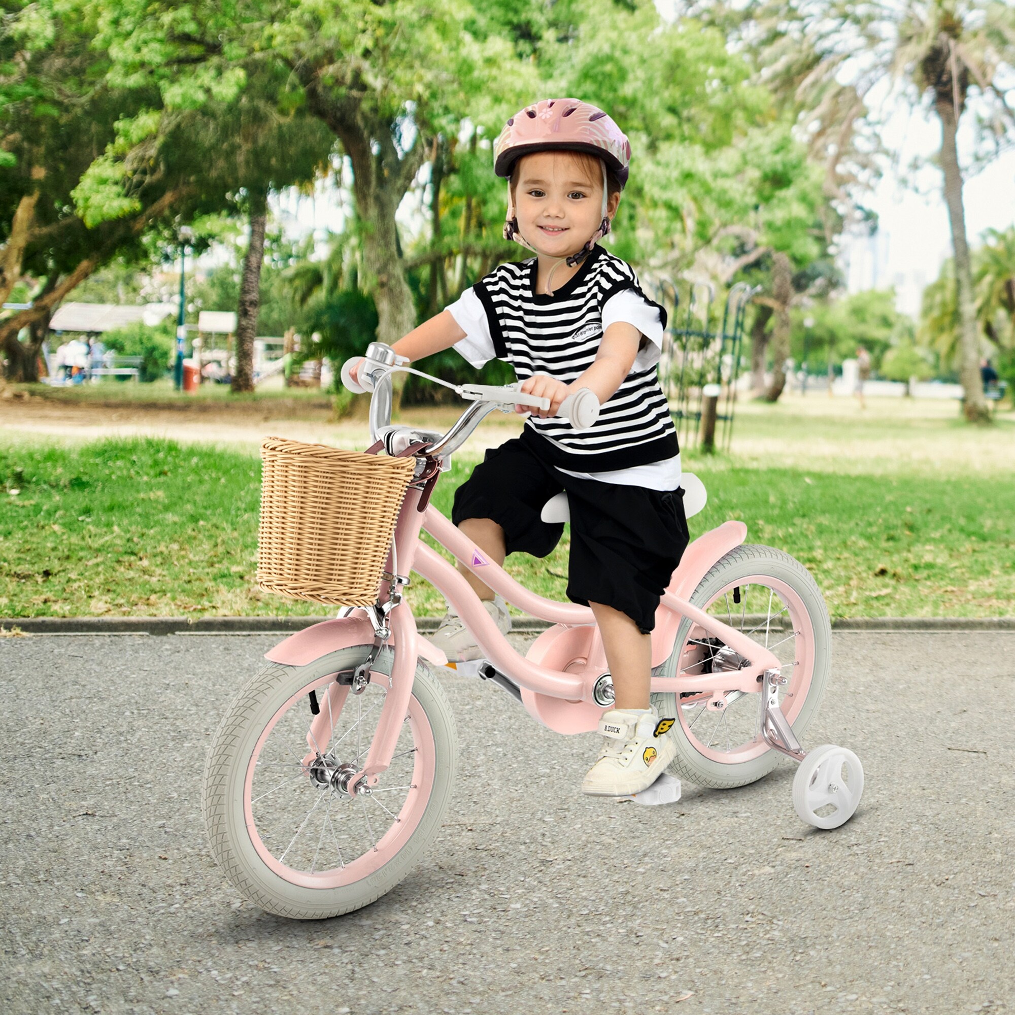 Gymax Retro Style Kids Bike Bicycle w Height Adjustable Handlebar