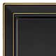 Option Black with Gold Rim