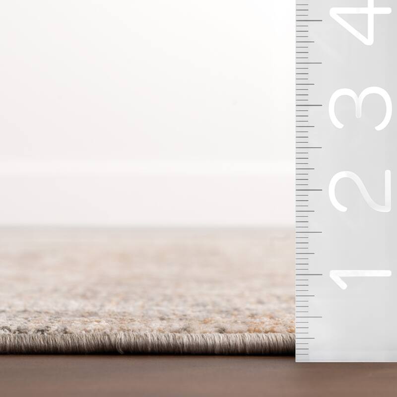 Nuloom Kriti Medallion Fringe Area Rug