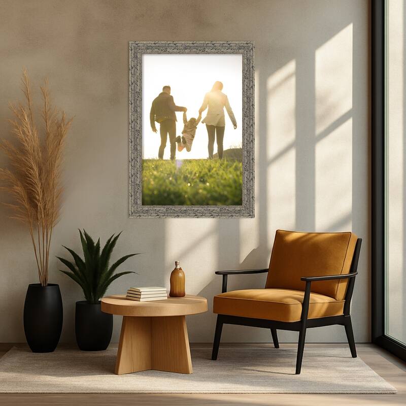 Attic Aged Picture Frame, Photo Frame