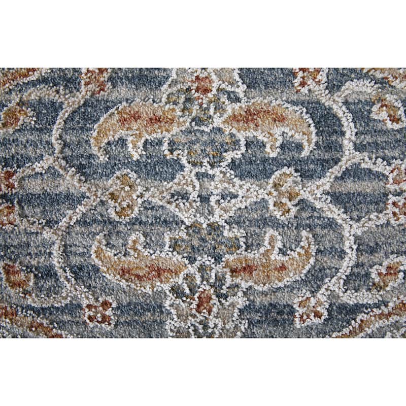 Grand Bazaar Hyannis Machine Made Ikat Transitional Area Rug