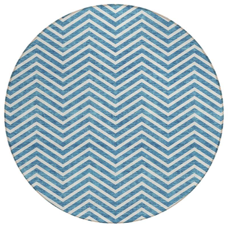 HomeRoots Chevron Transitional Rectangle Outdoor Rug