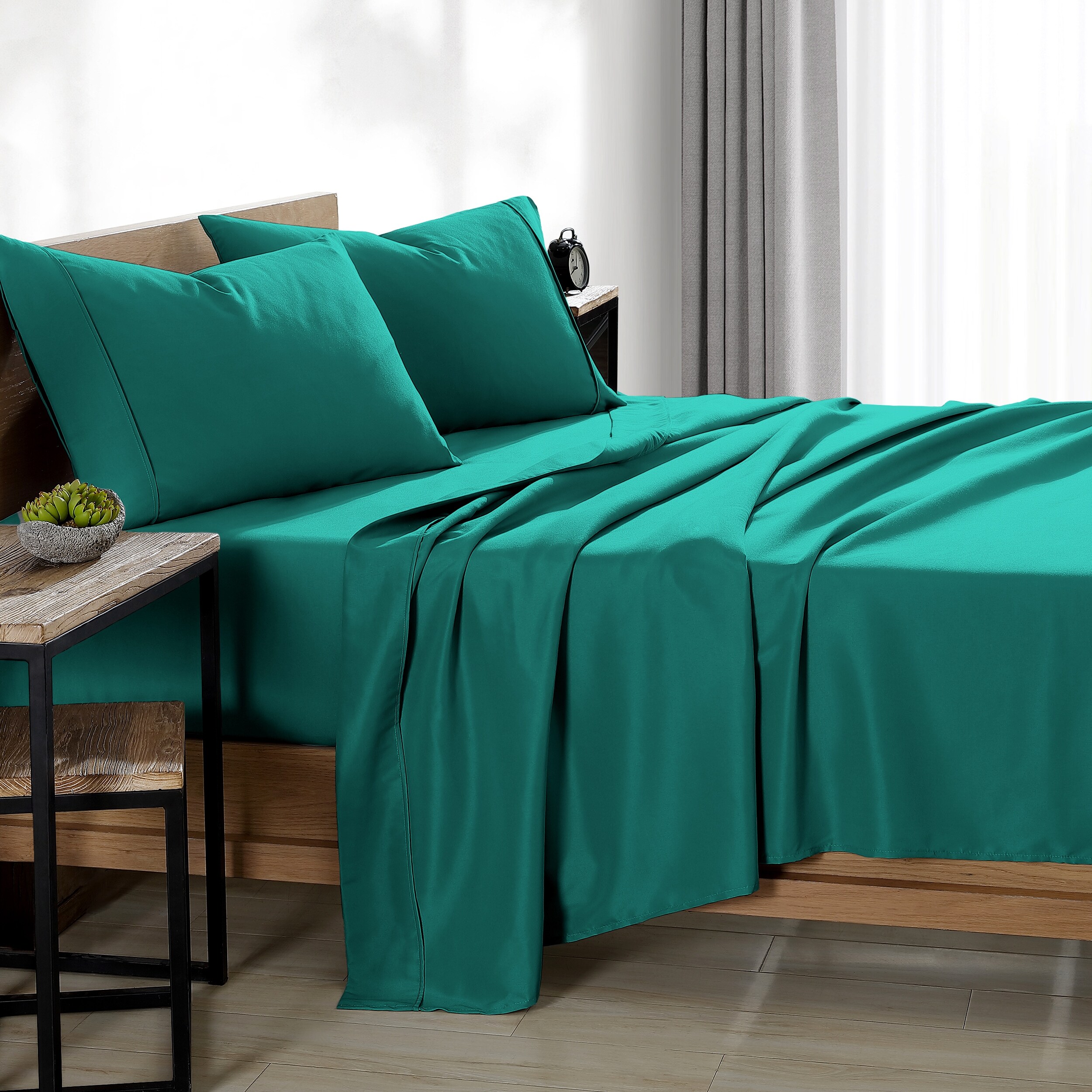 Details about   Bare Home Fitted Bottom Sheet Premium 1800 Ultra-Soft Wrinkle Resistant Microf