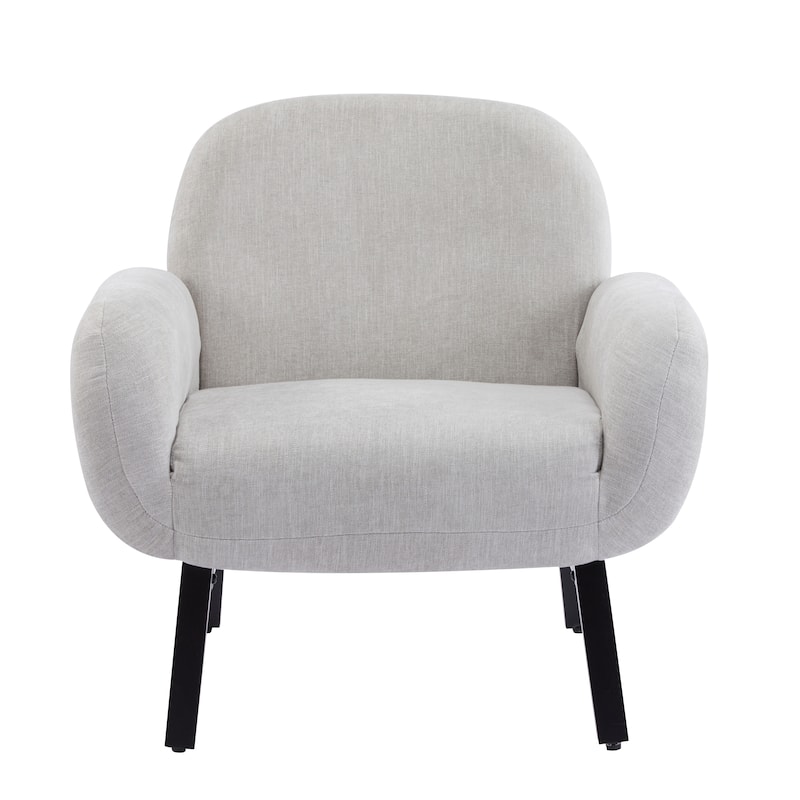 Christopher Knight Home -Daniel Solid Wood And Fabric Armchair