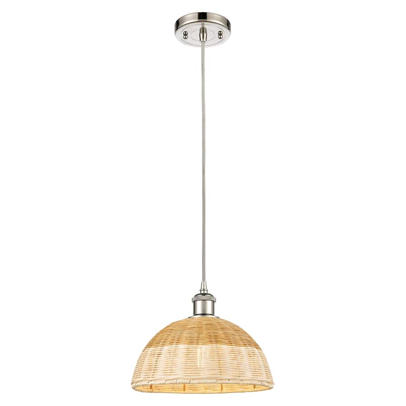 Innovations Lighting Endless Possibilities Ballston - Bristol Natural II - 1 Light 12" Cord Hung Mini Pendant - Polished Nickel