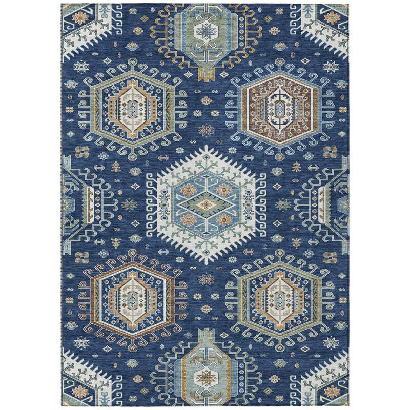 Machine Washable Indoor/ Outdoor Global Akron Chantille Rug