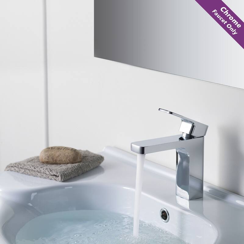 Solid Brass Lead-free Single-handle High Arc Bathroom Faucet