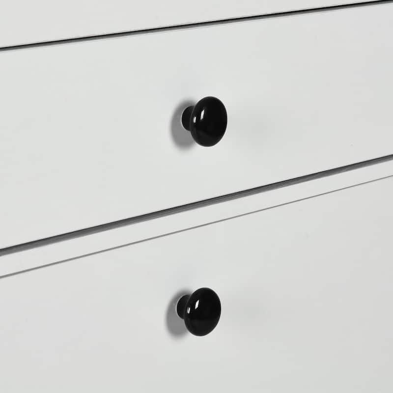 Moasis Shoe Cabinet with 2 Flip Drawer Slim White Shoe Rack Storage Cabinet