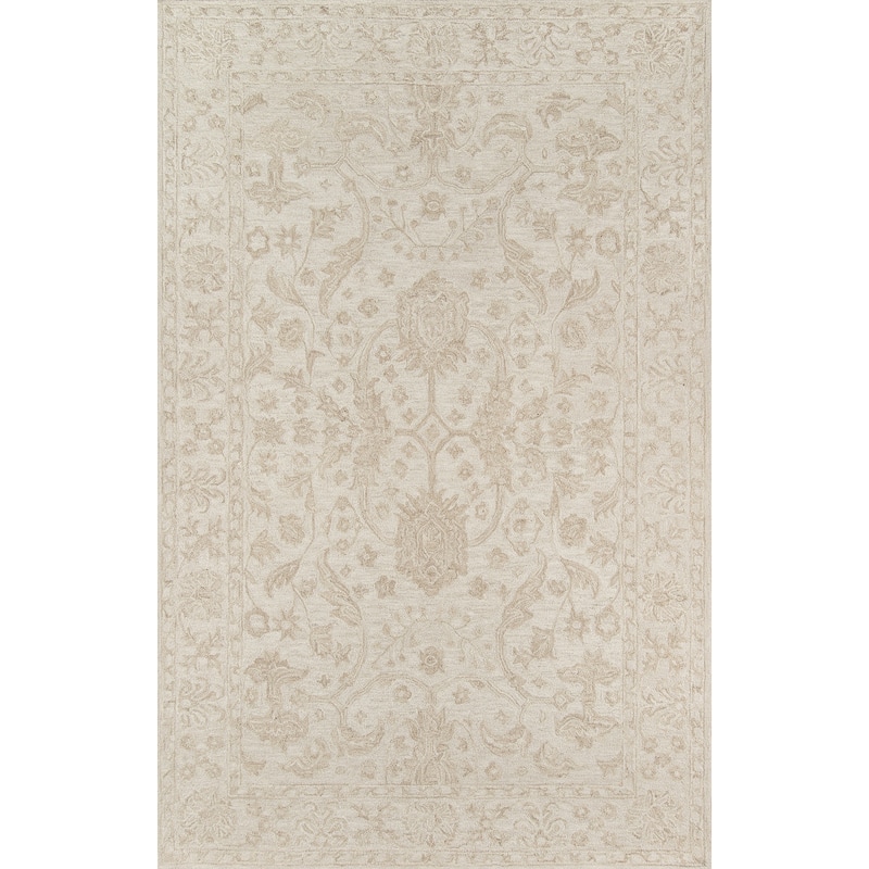 Momeni Cosette Hand Tufted Wool Traditional Area Rug - 3'6" x 5'6" - Beige - Runner/Rectangle