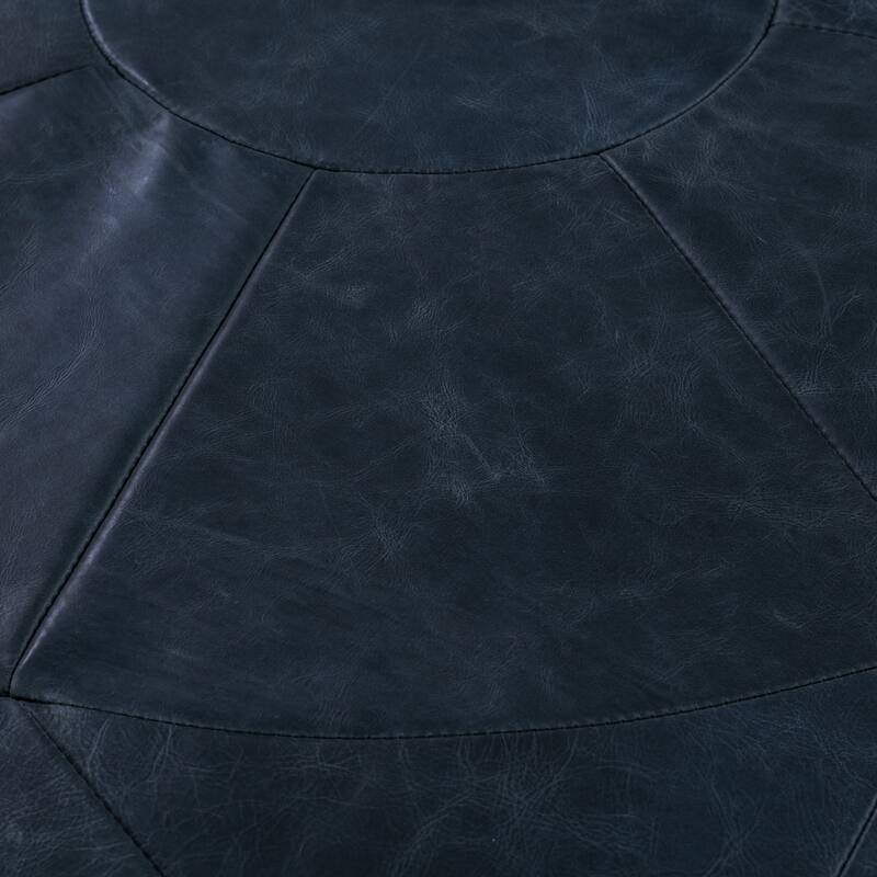Poly & Bark Gio Ottoman - Full Grain Genuine Italian Leather