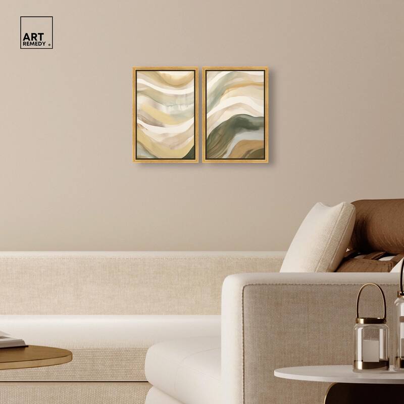 Dunes of Time I Canvas Set of 2 by Art Remedy