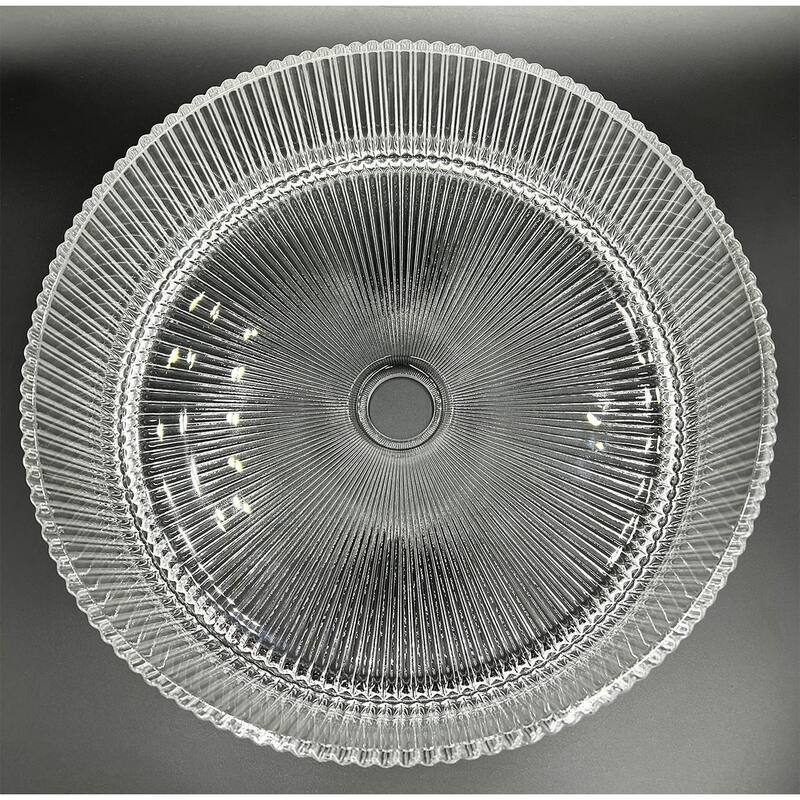 Cowrie Tempered Glass Circular Vessel Bathroom Sink