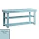 Copper Grove Cranesbill Mudroom Shoe Storage Bench