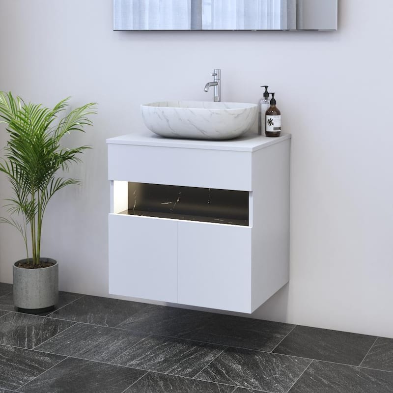Laguna 2D 60 Floating Bathroom Vanity (24" Width)