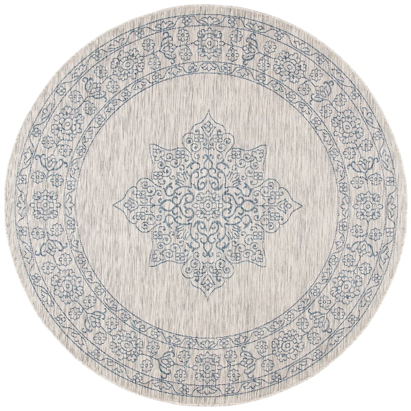 SAFAVIEH Courtyard Maralyn Indoor/ Outdoor Waterproof Patio Backyard Rug