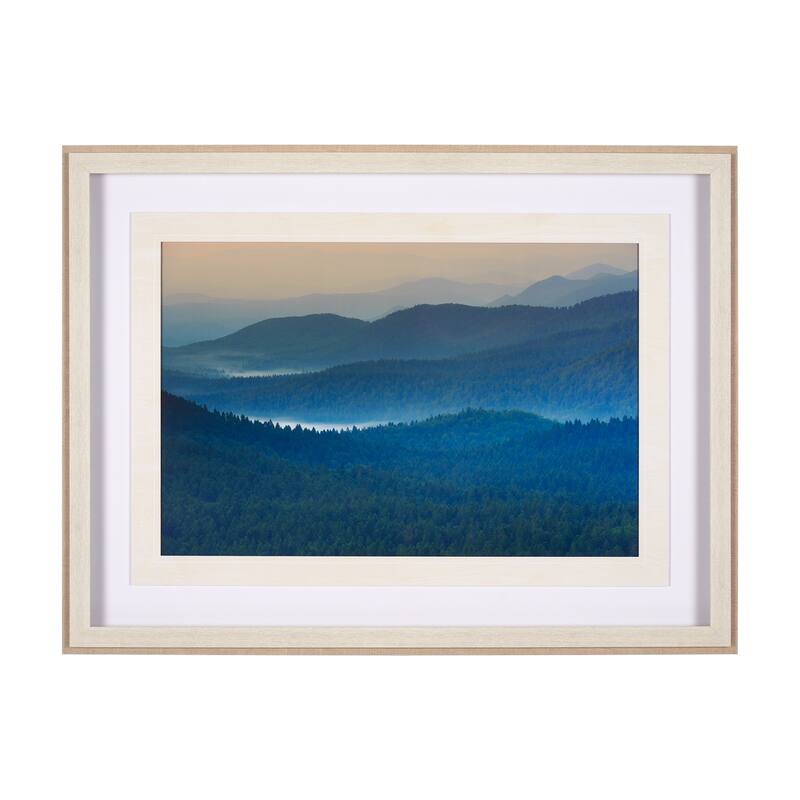 Mountain Fade Framed Art Print