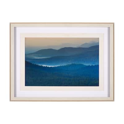 Mountain Fade Framed Art Print