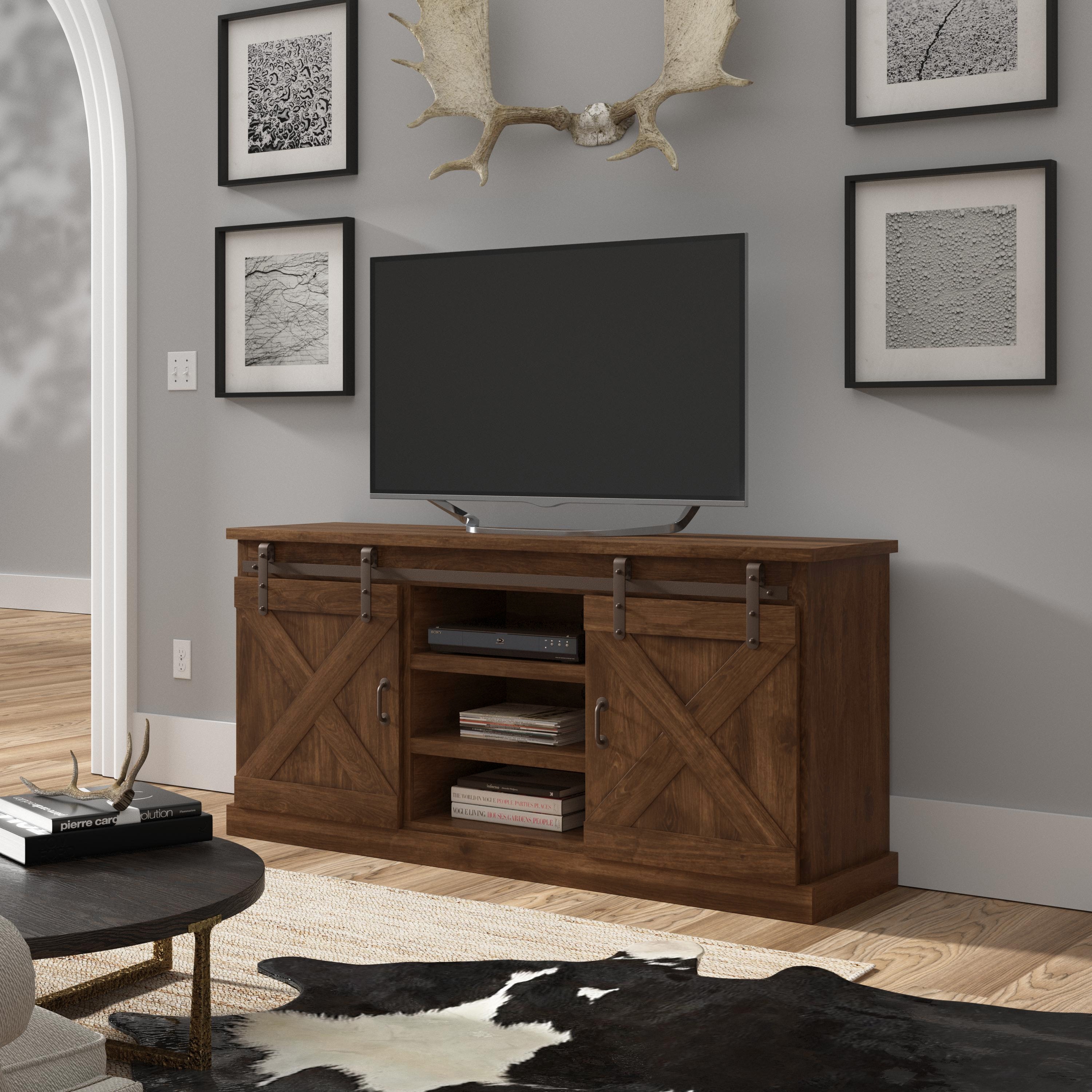 Allmodern reubens solid wood tv stand outlet for tvs up to 65 inches
