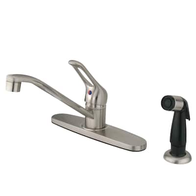 Kingston Brass Wyndham 1.8 GPM Standard Kitchen Faucet - Includes Side