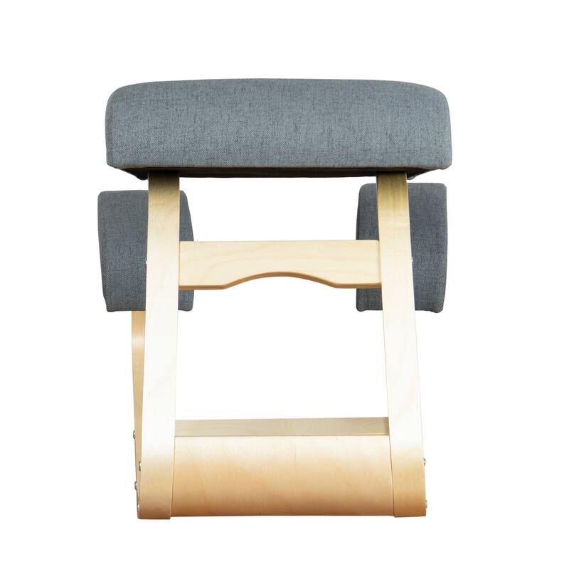 RRI Goods Ergonomic Kneeling Chair, Posture Support Comfortable Padded Office Chair, Angled Rocking Stool