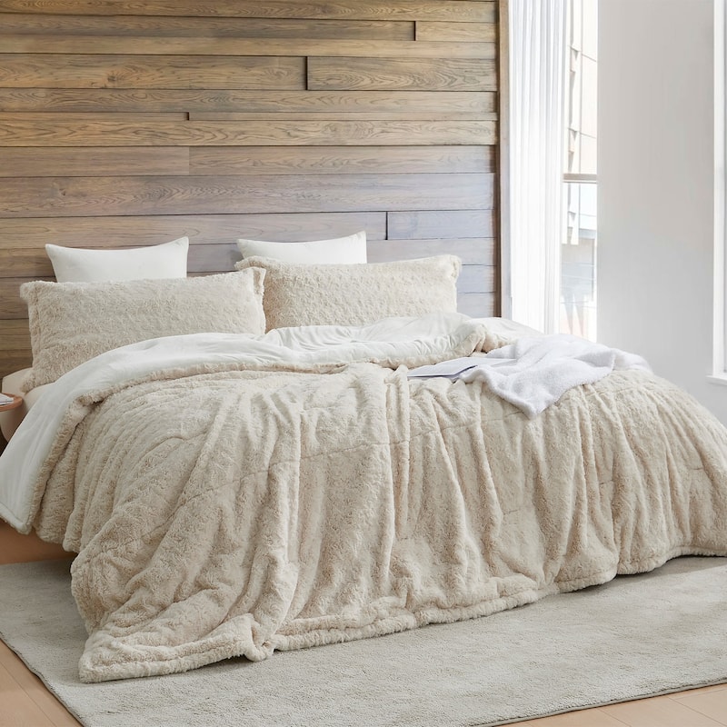 Rare White Bison - Coma Inducer® Oversized Comforter Set - Tundra White - Oversized King