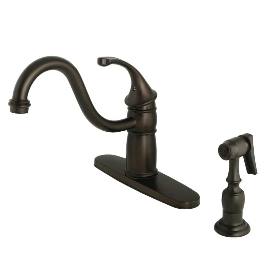 Kingston Brass Georgian 1.8 GPM Standard Kitchen Faucet - Includes