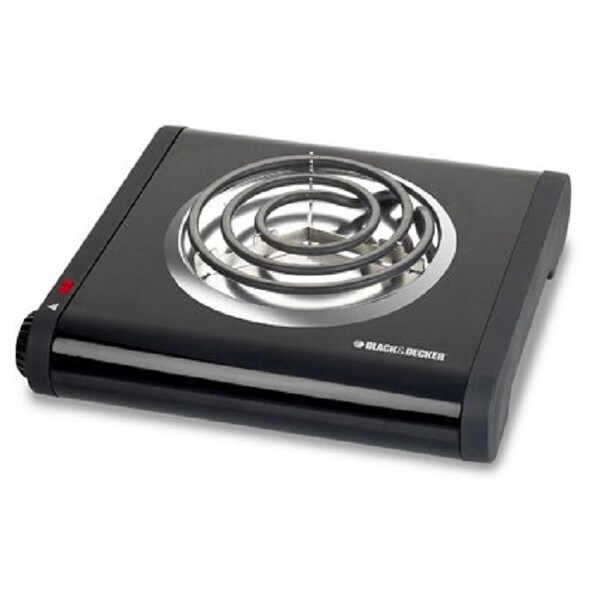 Spectrum Brands Sb1001b Black & Decker Single Burner Portable Buffet Range - Black