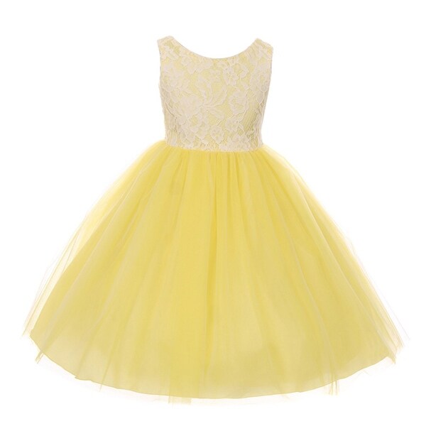 girls yellow sundress
