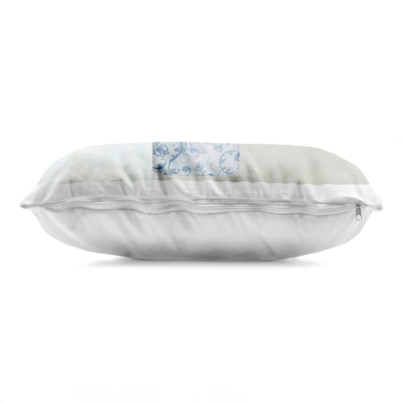 Stupell Bouquet in Elegant Patterned Vase Decorative Printed Throw Pillow Design by Nan