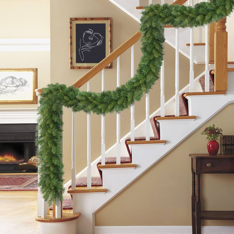 Round Valley Pine Artificial Christmas Garland - 20' x 10" - Unlit