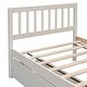 preview thumbnail 4 of 23, Twin Size Wooden Platform Bed Frame with Storage Drawers & Headboard