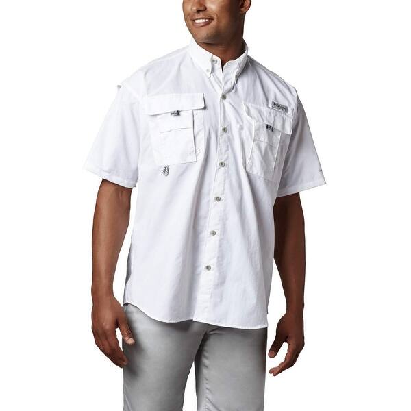 Shop Columbia Men S White Size Xl Bahama Ii Fishing Button Down