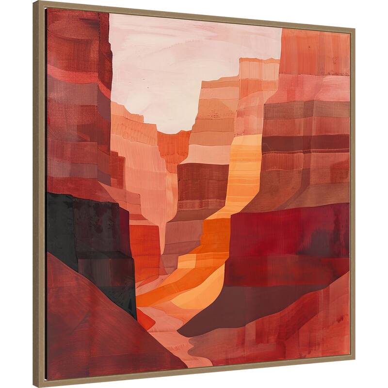 Mesa by Tradelink inhouse artist Framed Canvas Wall Art Print
