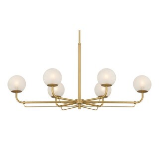 Minka Lavery 3796 Whitehall 6 Light 46" Long Linear Chandelier