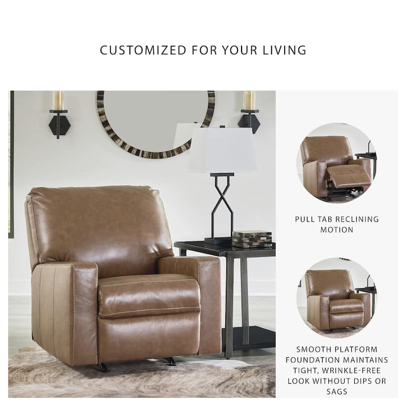 Signature Design by Ashley Bolsena Caramel Recliner
