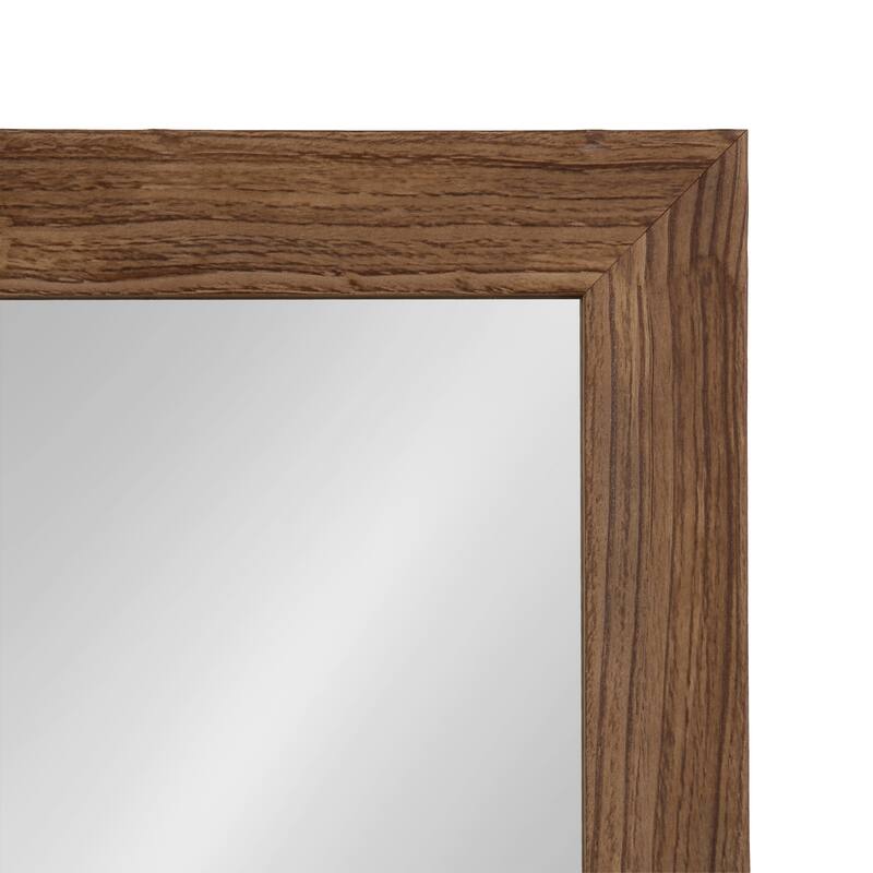 Kate and Laurel Travon Rectangle Bathroom Wall Mirror