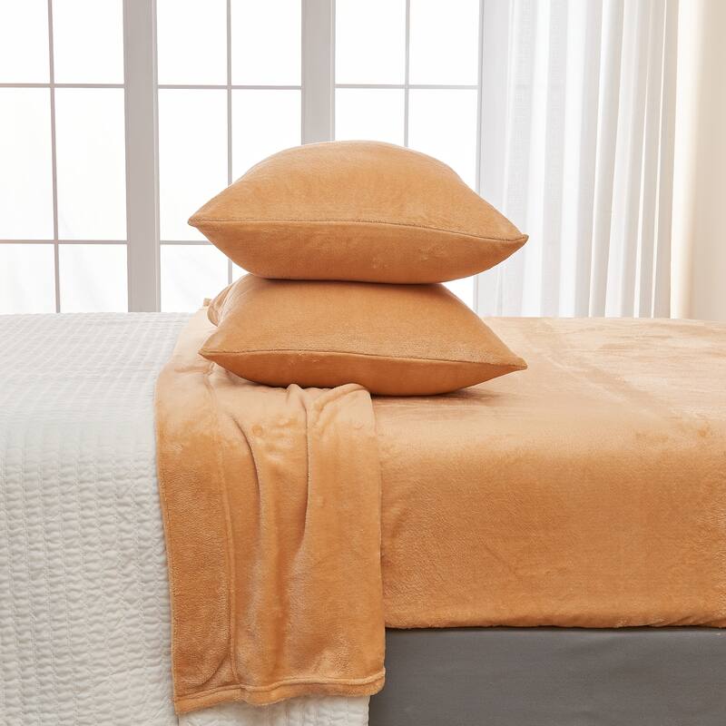 Linery & Co. Ultra Soft & Cozy Velvet Plush Fleece Printed Sheet Set