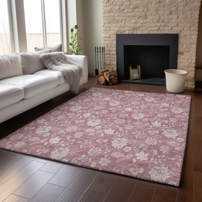 Premium Washable Super Soft Floral Garden Mayfield Rug