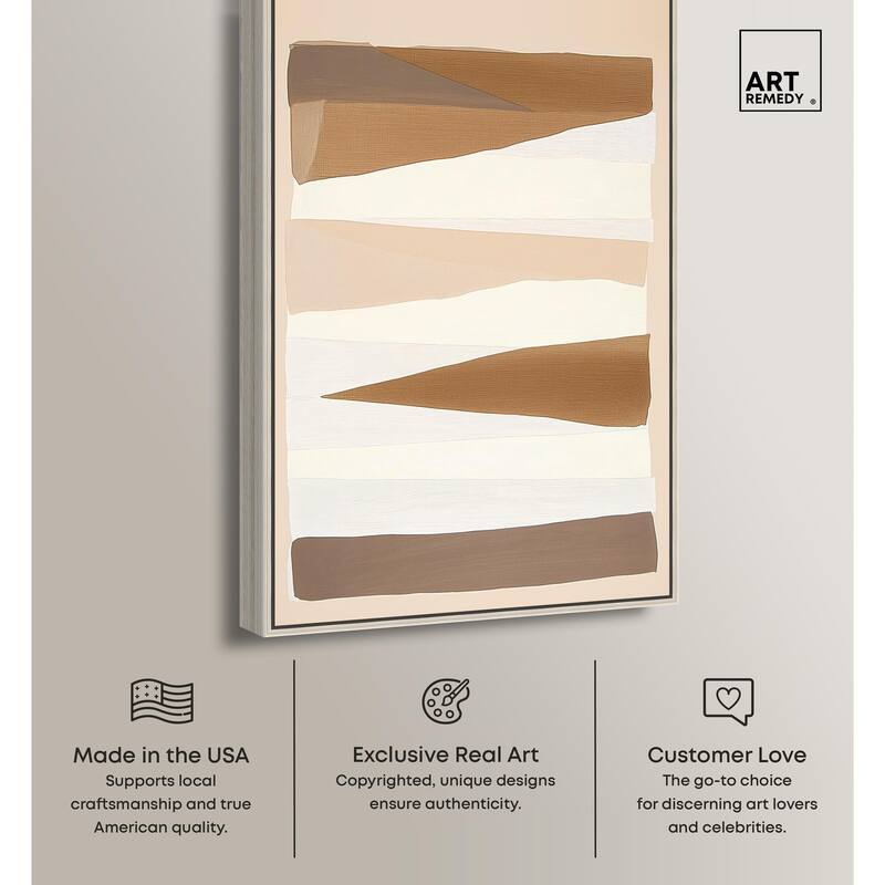 Linear Landscape II Canvas by Art Remedy