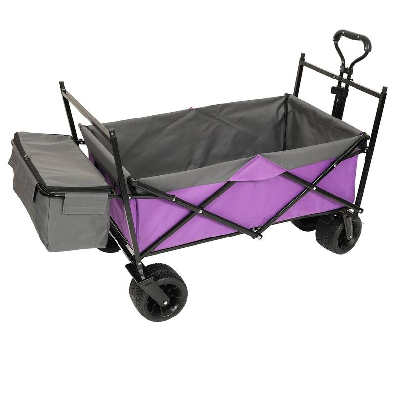 480 lb Folding Wagon Stroller with Canopy & Mosquito Net