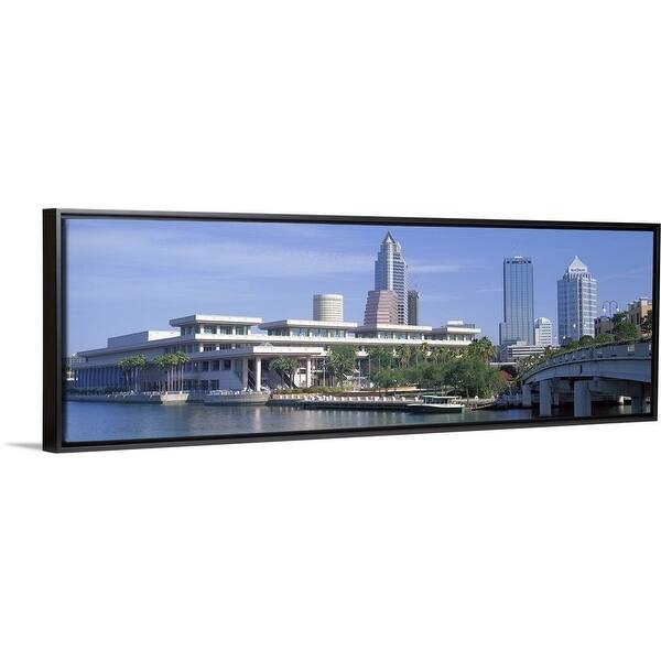 Shop Tampa Convention Center Skyline Tampa Fl Black Float Frame