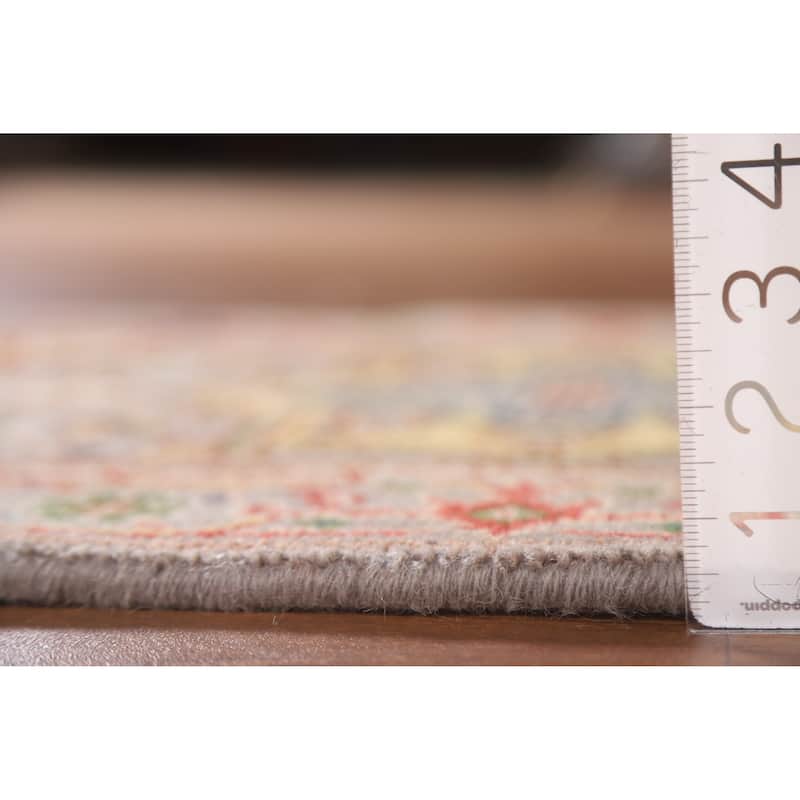 Heriz Serapi Oriental Rug Handmade Grey Wool Carpet - 2'0"x 3'0"