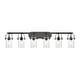 preview thumbnail 21 of 28, Innovations Lighting Pilaster II Cylinder - 6 Light 7" Wall-Mounted Bath Vanity Light