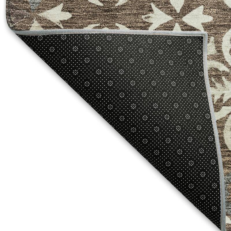 Premium Washable Super Soft Transitional Medallions Mayfield Rug